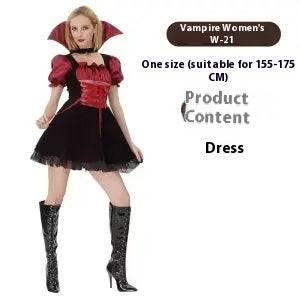 Halloween Costume – Polyester Party Outfit (One Size & XL) - Dazzling Beauty Solution