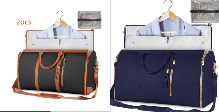 Women’s Large Capacity Travel Duffle Bag – Waterproof Foldable Suit Tote - Dazzling Beauty Solution