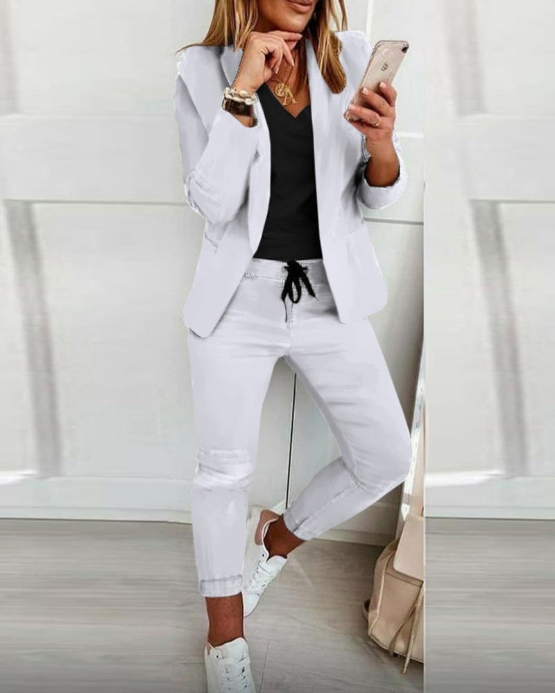 Ladies Fashion OL Suit Trousers Suit - Dazzling Beauty Solution