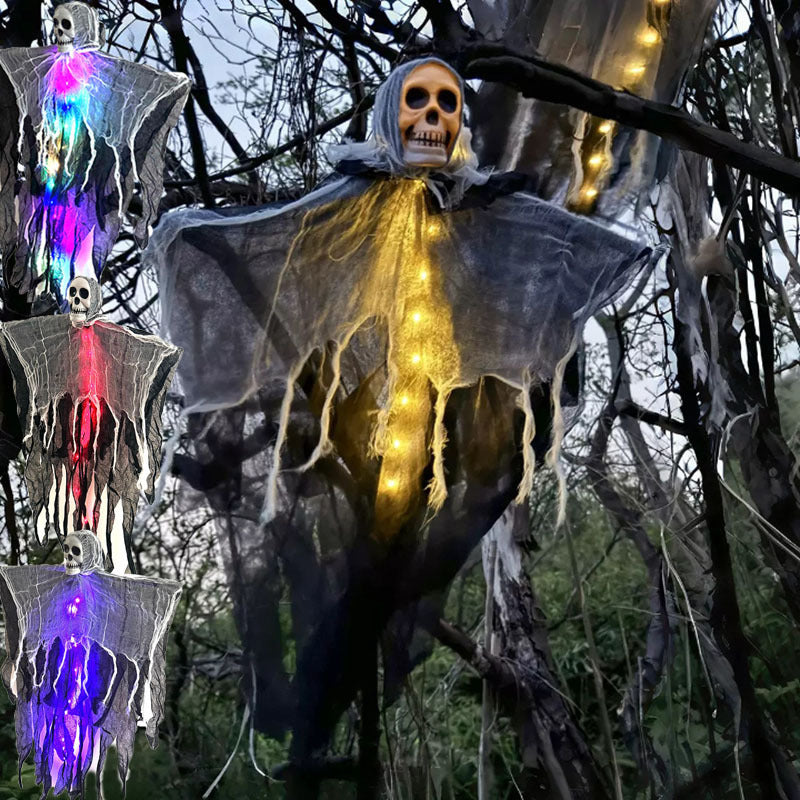 Halloween Decorations Horror Hanging Ghost Skull Skeleton Prop Perfect For Home Outdoor Yard Party Supplies Festival Decorations - Dazzling Beauty Solution