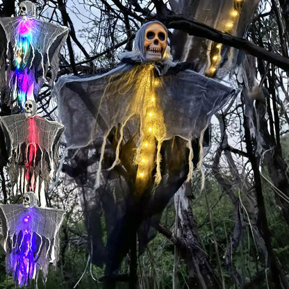 Halloween Decorations Horror Hanging Ghost Skull Skeleton Prop Perfect For Home Outdoor Yard Party Supplies Festival Decorations - Dazzling Beauty Solution