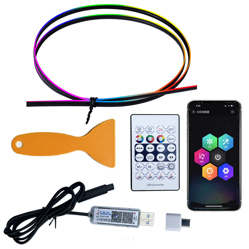 USB Car Ambient Light Kit – 5W LED Interior Glow - Dazzling Beauty Solution