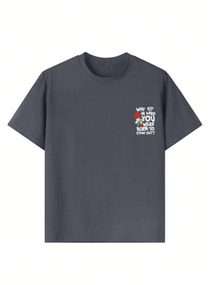 Tween Boy'S Casual Graphic Print Crew Neck Short Sleeve T-Shirt Tops, Summer