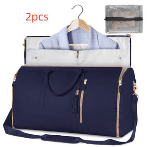 Women’s Large Capacity Travel Duffle Bag – Waterproof Foldable Suit Tote - Dazzling Beauty Solution