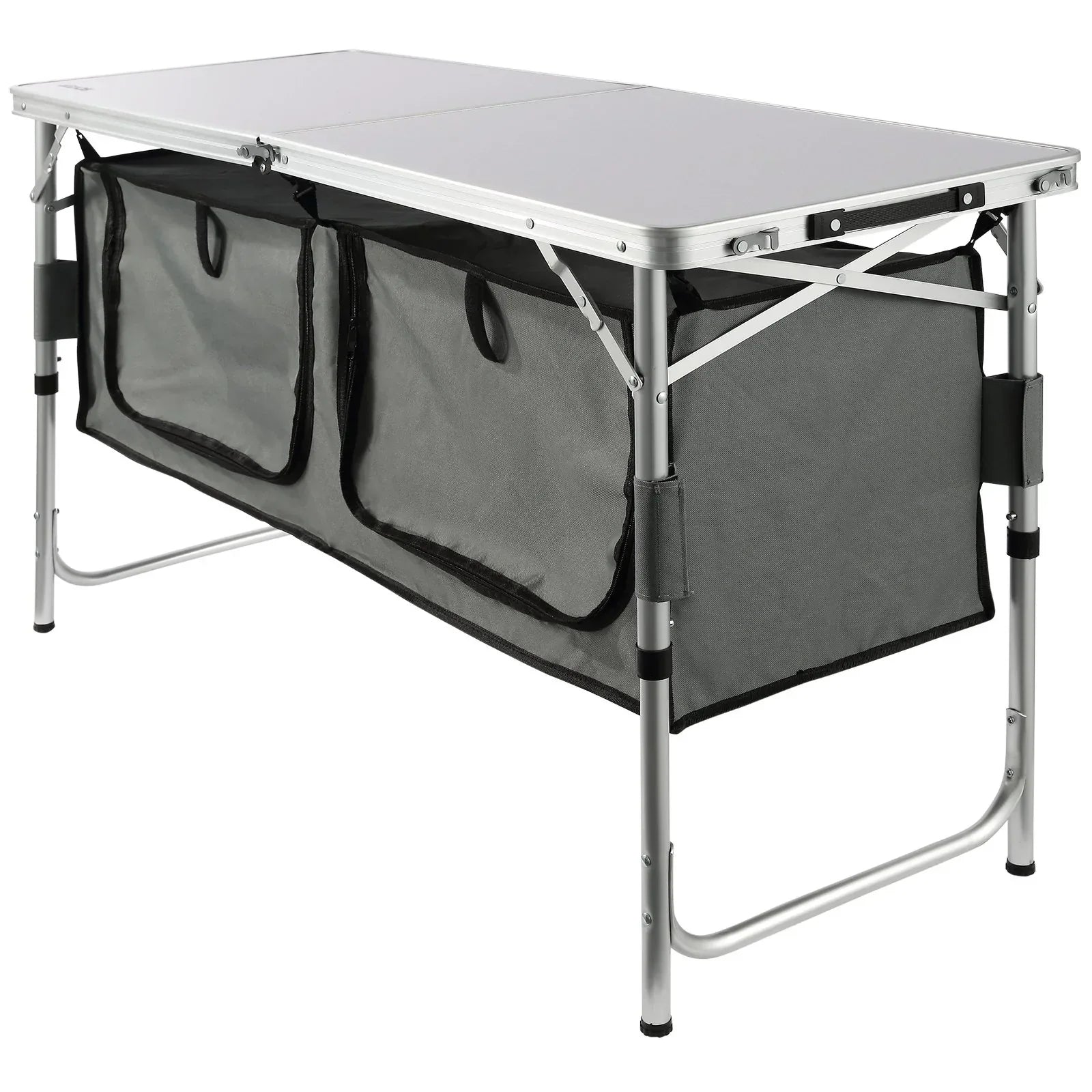 VEVOR Folding Camping Kitchen Table – Portable Outdoor Cooking Station - Dazzling Beauty Solution