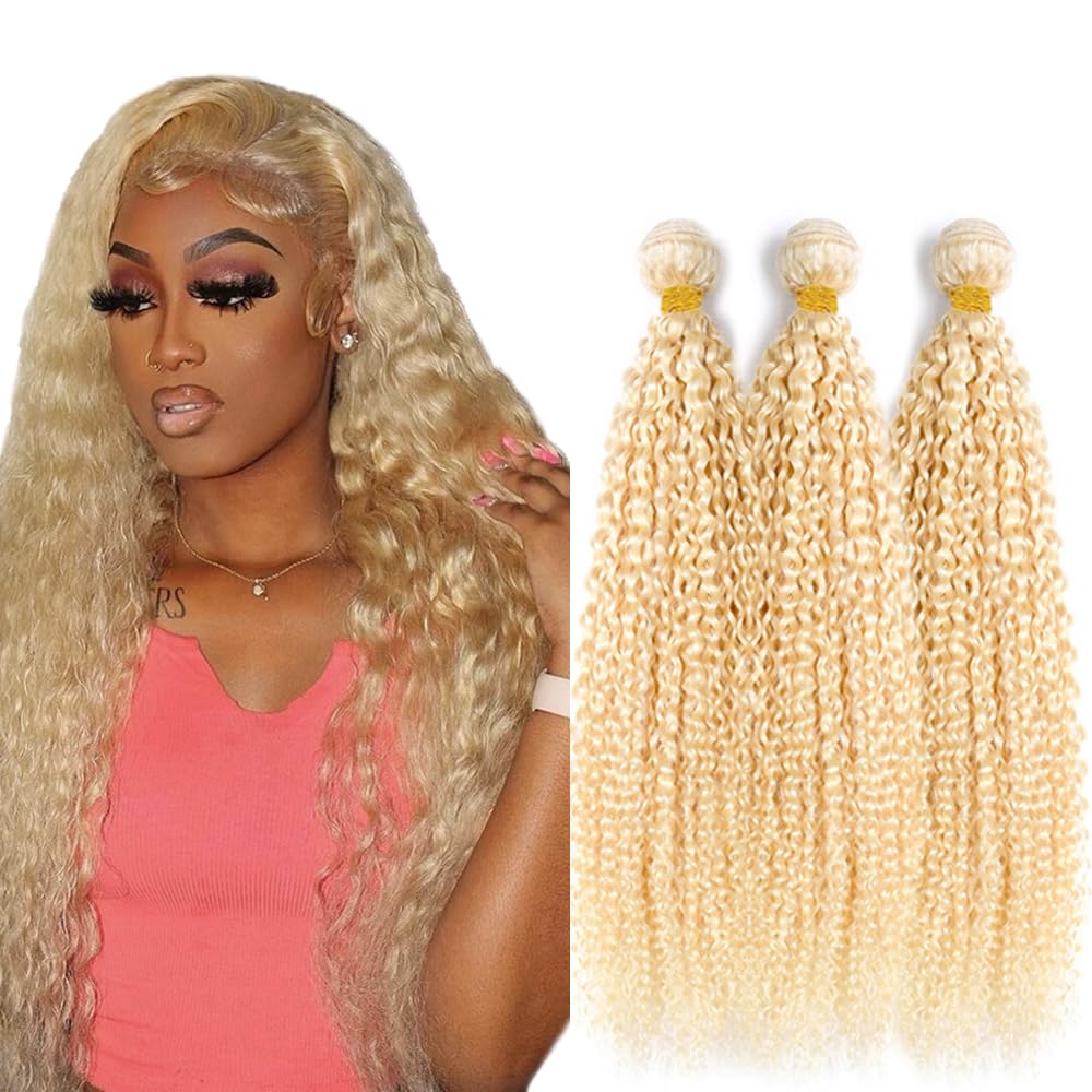 YOUNGHANN Brazilian P4/613 Body Wave Human Hair Bundles – Highlight Blonde Virgin Hair