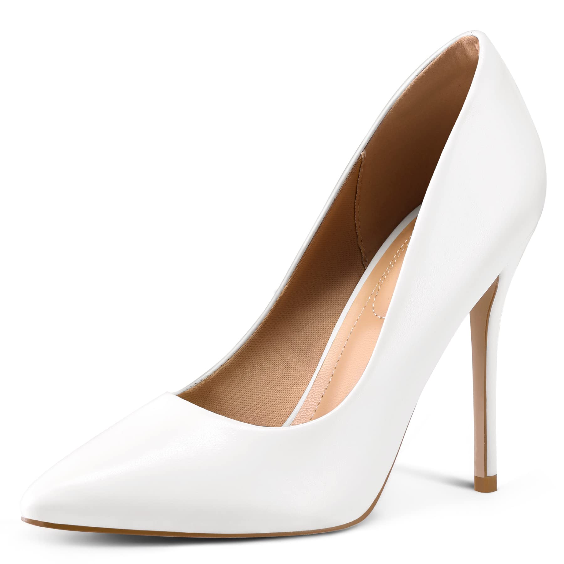 Women's 4-Inch Stiletto Pumps – Pointed Toe Dress & Wedding Heels