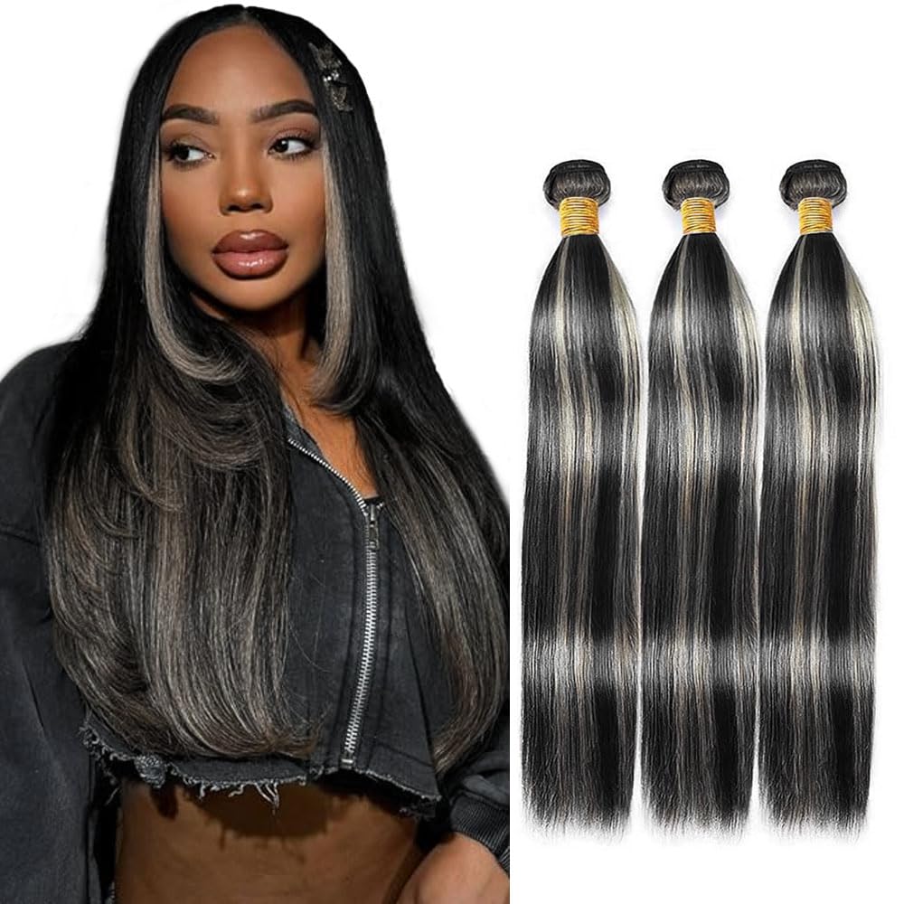 YOUNGHANN Brazilian P4/613 Body Wave Human Hair Bundles – Highlight Blonde Virgin Hair