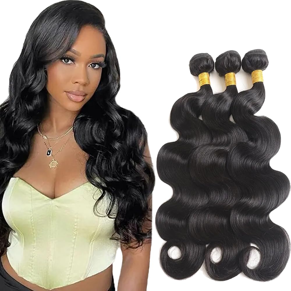 YOUNGHANN Brazilian P4/613 Body Wave Human Hair Bundles – Highlight Blonde Virgin Hair