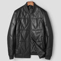 Men’s Premium Down Leather Jacket – Sheepskin & Fleece-Lined - Dazzling Beauty Solution