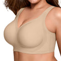 LetsJoli Jelly Bras for Women No Underwire Plus Size Push Up Supportive