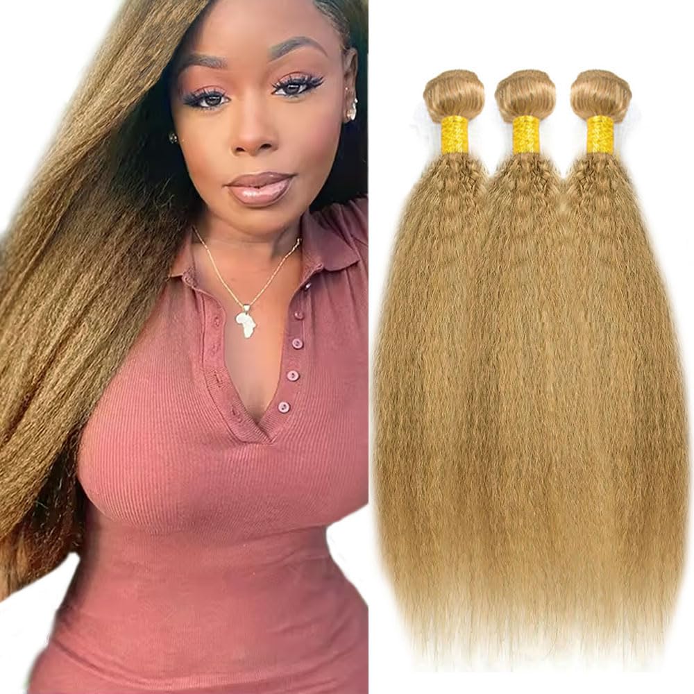 YOUNGHANN Brazilian P4/613 Body Wave Human Hair Bundles – Highlight Blonde Virgin Hair