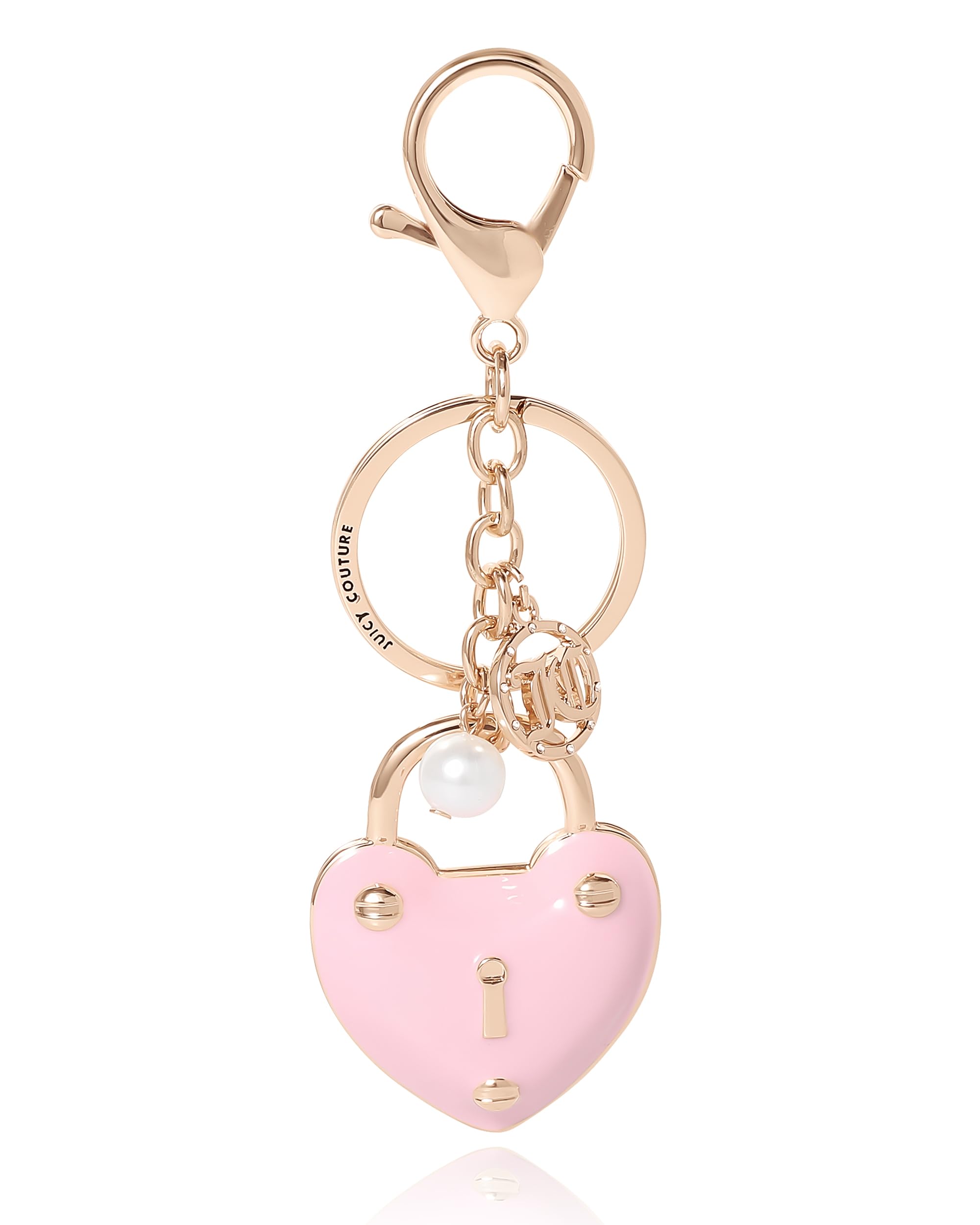 Juicy Couture Gold-Tone Logo Keychain Charms for Women