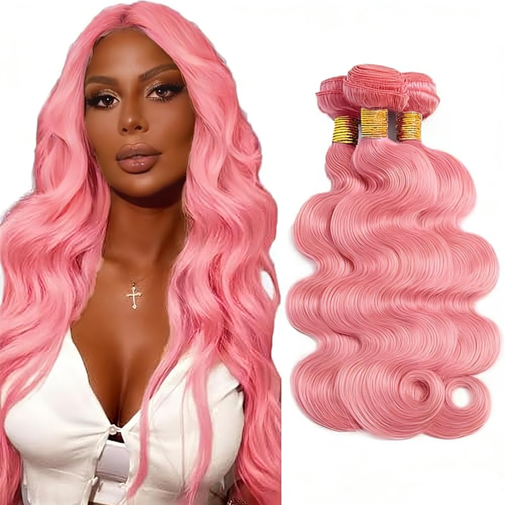 YOUNGHANN Brazilian P4/613 Body Wave Human Hair Bundles – Highlight Blonde Virgin Hair
