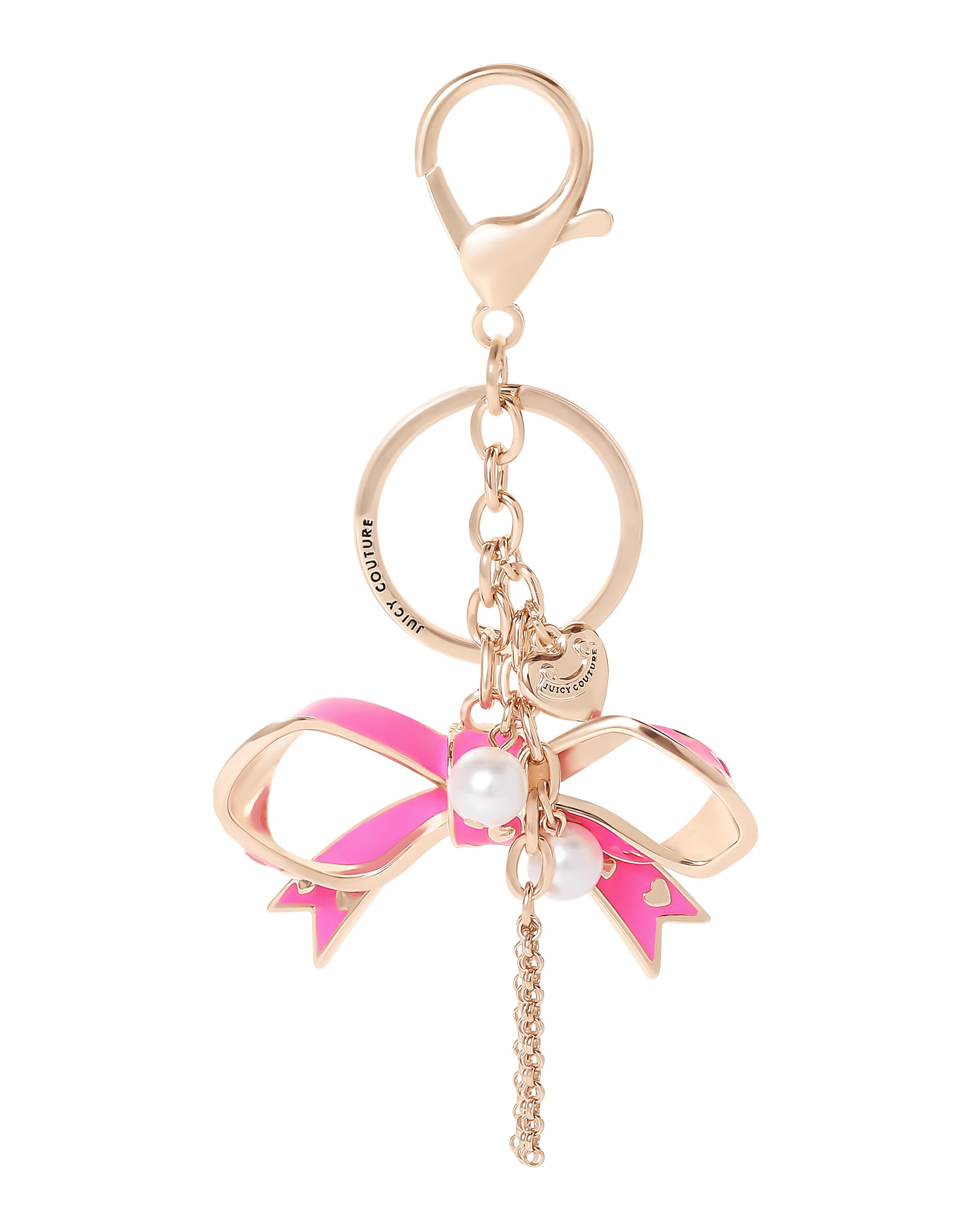 Juicy Couture Gold-Tone Logo Keychain Charms for Women