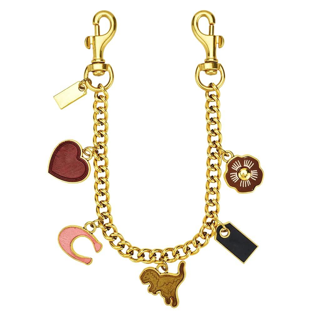 Gold Purse Chain Bag Charm for Women