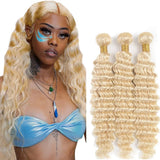 YOUNGHANN Brazilian P4/613 Body Wave Human Hair Bundles – Highlight Blonde Virgin Hair