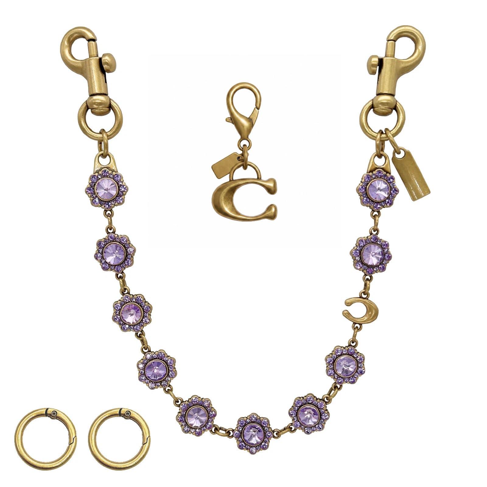 Gold Purse Chain Bag Charm for Women