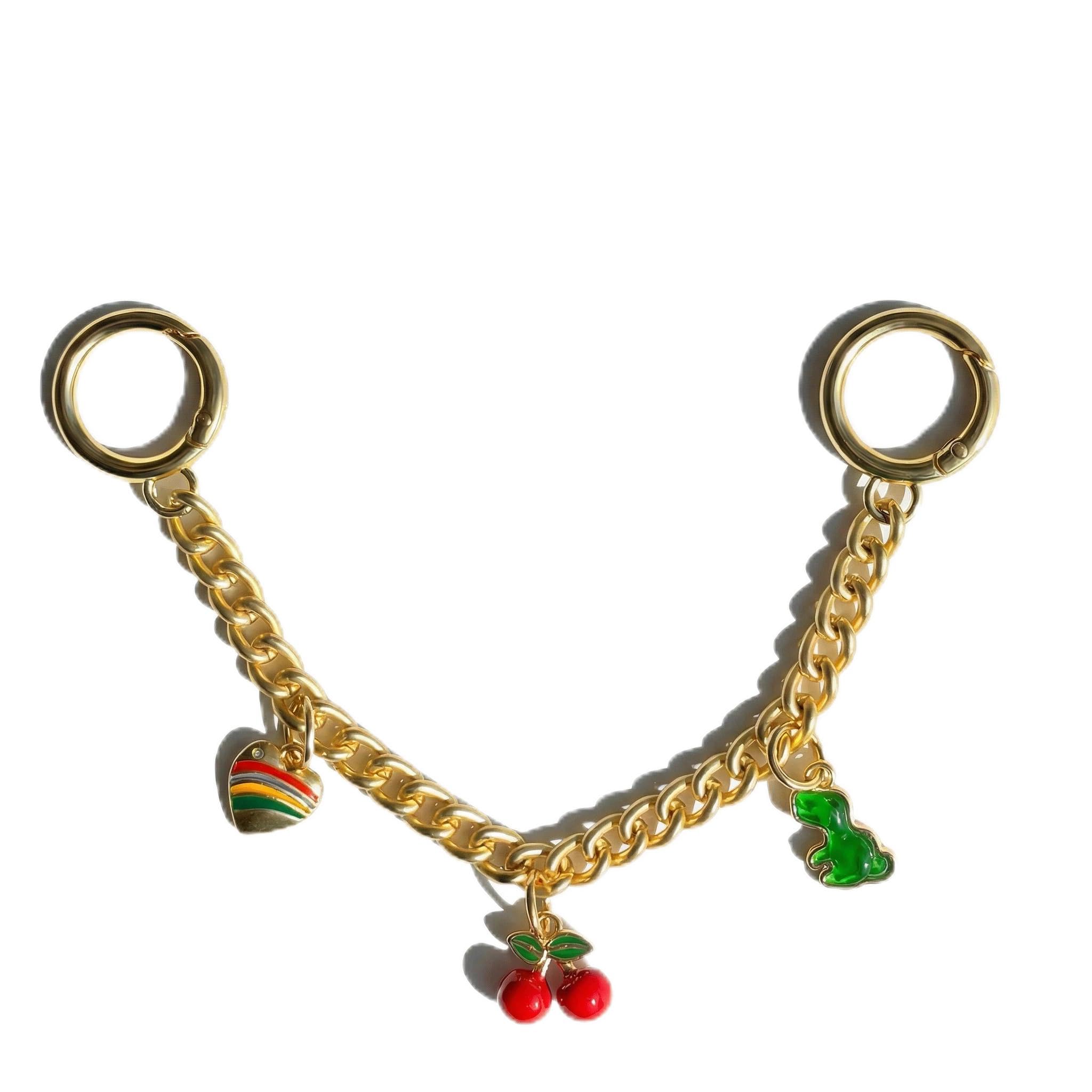 Gold Purse Chain Bag Charm for Women