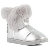 Juicy Couture Women's Slip-On Winter Snow Boots | Faux Fur Lined | Warm Fashion Booties | Sizes 5–12