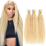 YOUNGHANN Brazilian P4/613 Body Wave Human Hair Bundles – Highlight Blonde Virgin Hair