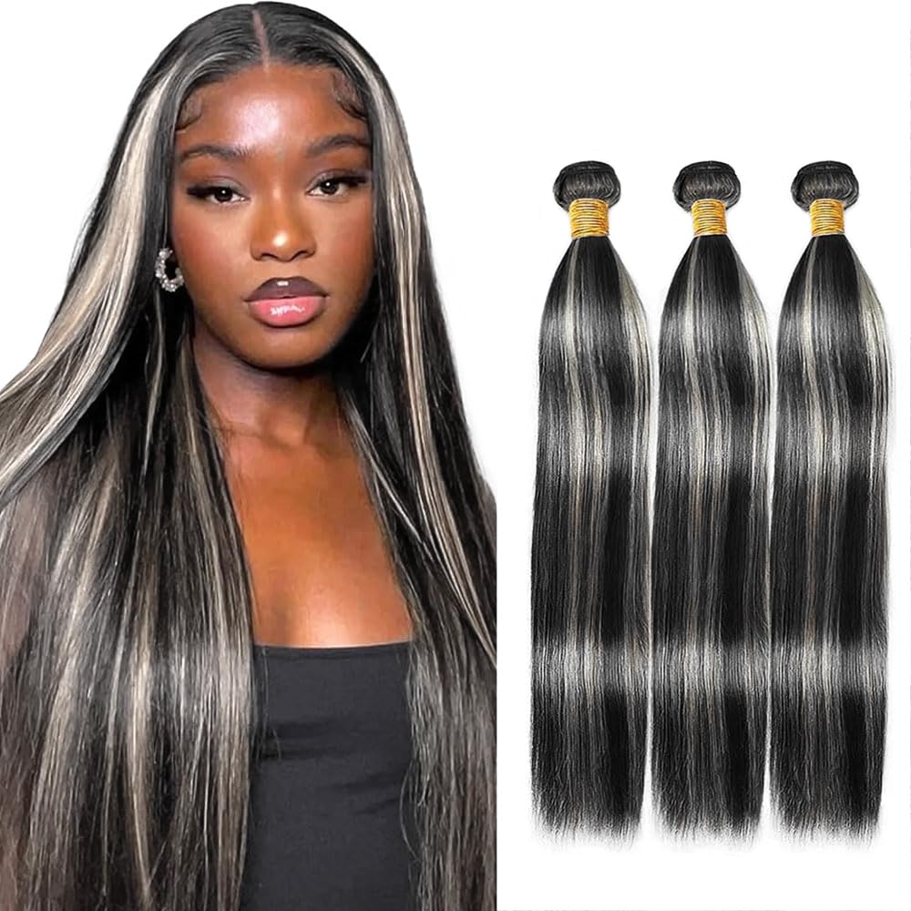 YOUNGHANN Brazilian P4/613 Body Wave Human Hair Bundles – Highlight Blonde Virgin Hair