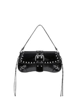 Verdusa Women's Y2K Studded Punk Shoulder Bag | Goth Faux Leather Purse | 15 Colors