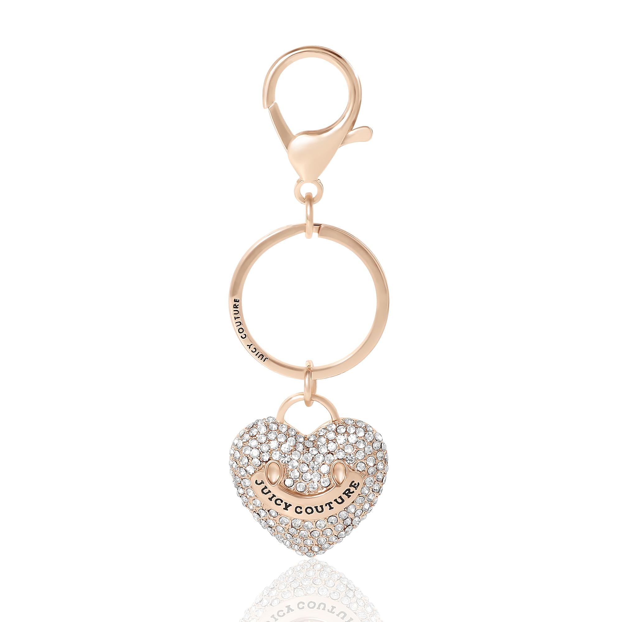 Juicy Couture Gold-Tone Logo Keychain Charms for Women