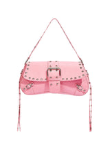 Verdusa Women's Y2K Studded Punk Shoulder Bag | Goth Faux Leather Purse | 15 Colors