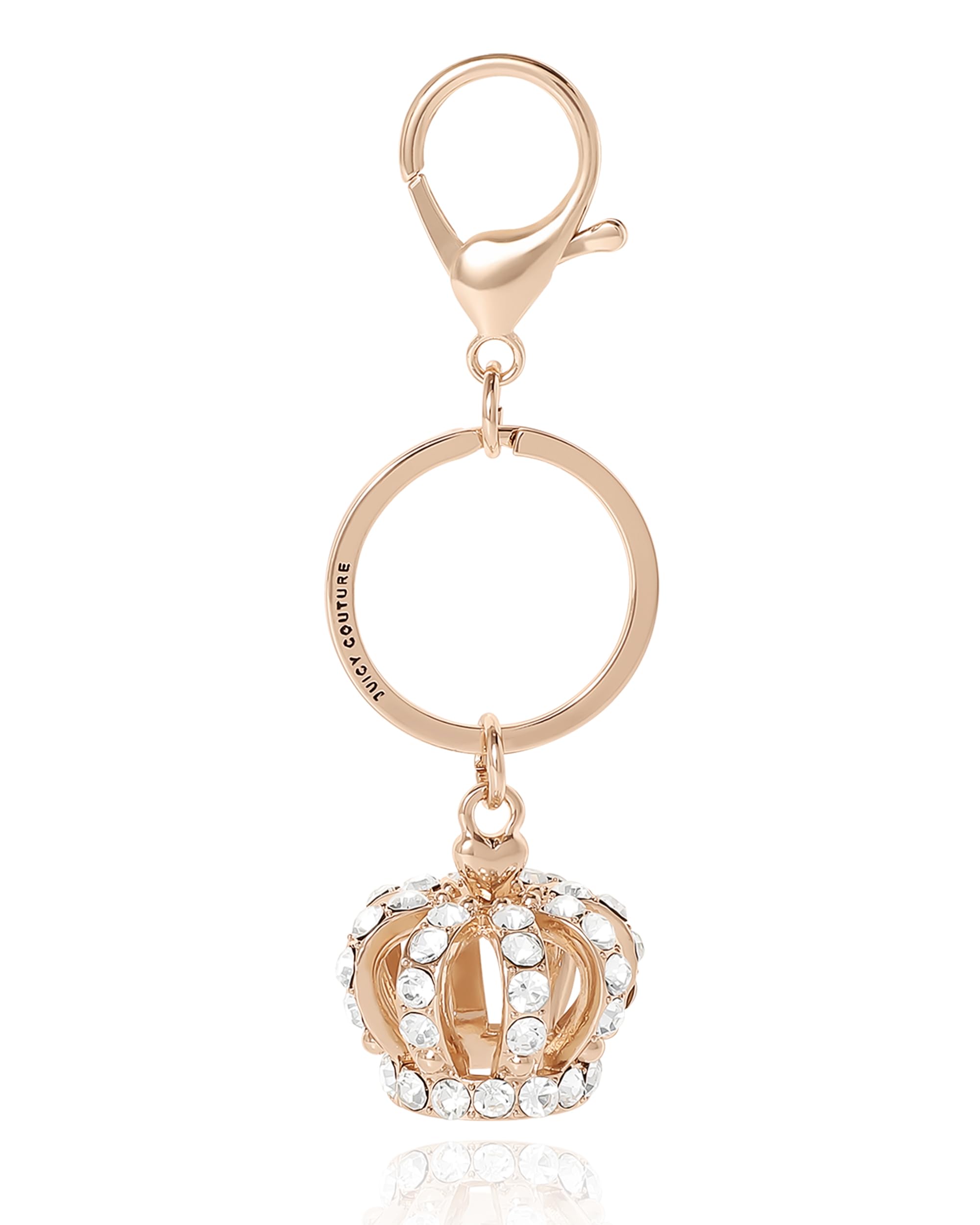 Juicy Couture Gold-Tone Logo Keychain Charms for Women