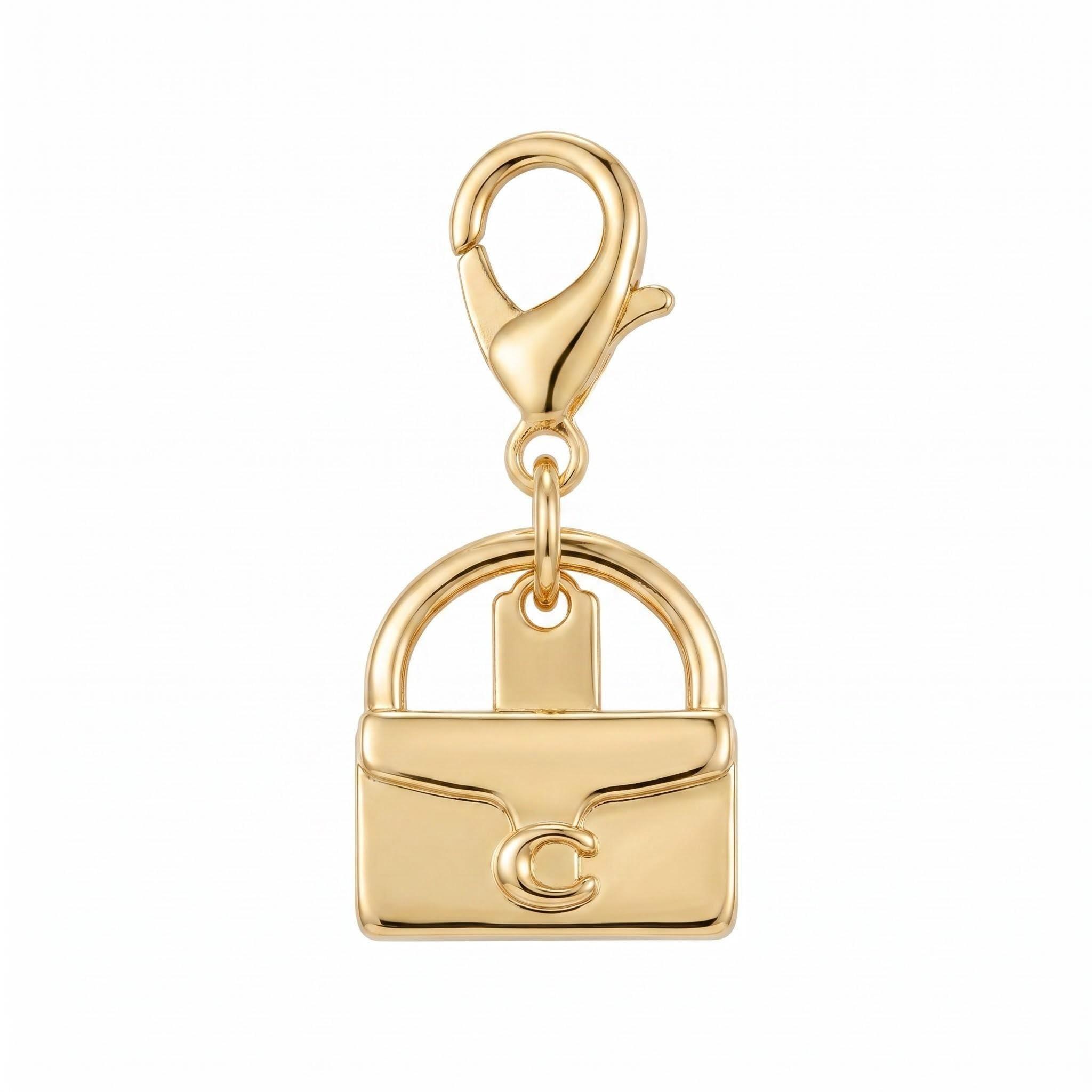 Gold Purse Chain Bag Charm for Women