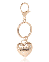 Juicy Couture Gold-Tone Logo Keychain Charms for Women