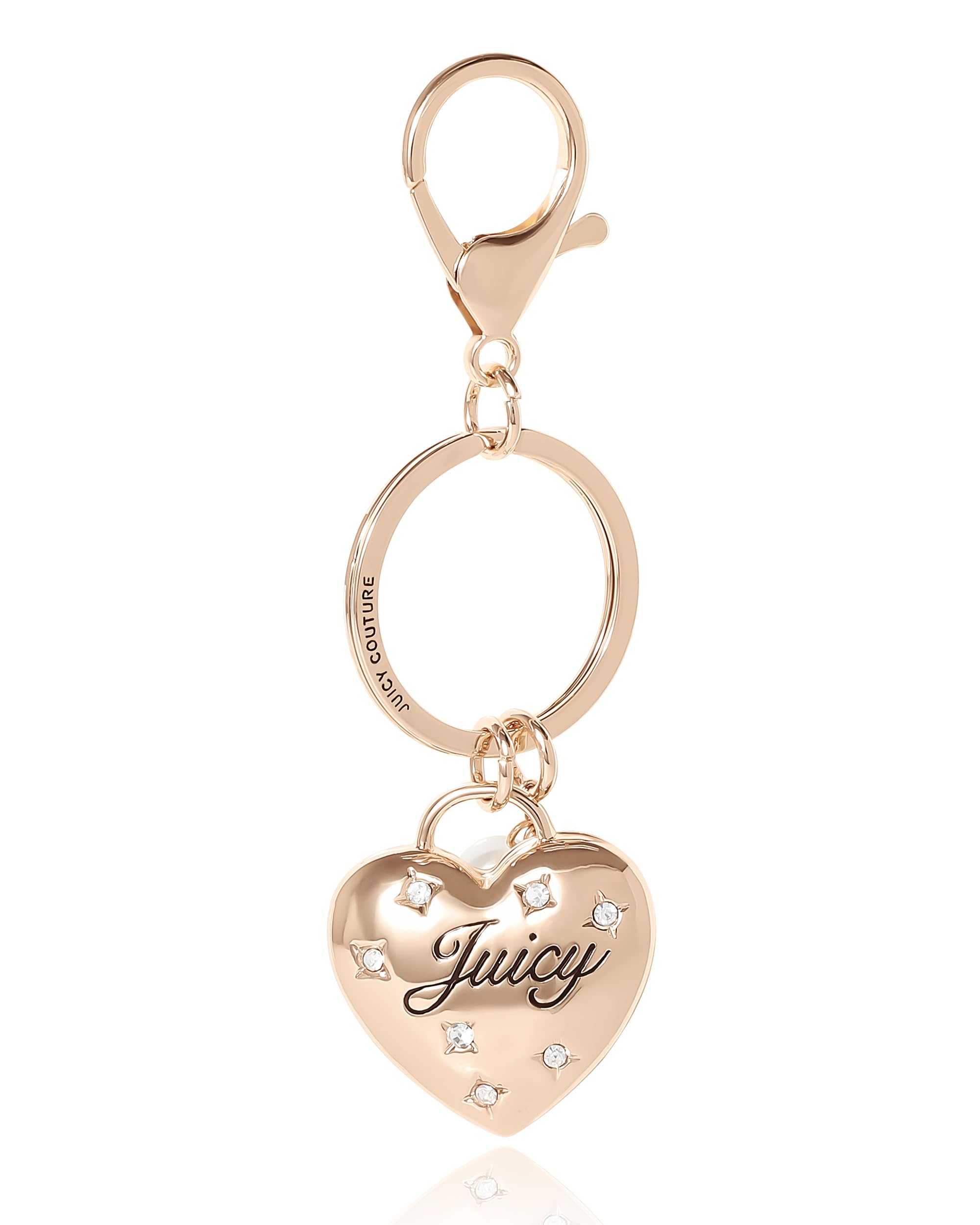 Juicy Couture Gold-Tone Logo Keychain Charms for Women