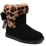 Juicy Couture Women's Slip-On Winter Snow Boots | Faux Fur Lined | Warm Fashion Booties | Sizes 5–12