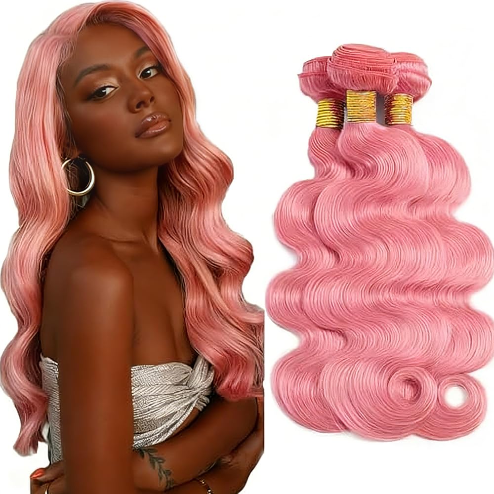 YOUNGHANN Brazilian P4/613 Body Wave Human Hair Bundles – Highlight Blonde Virgin Hair