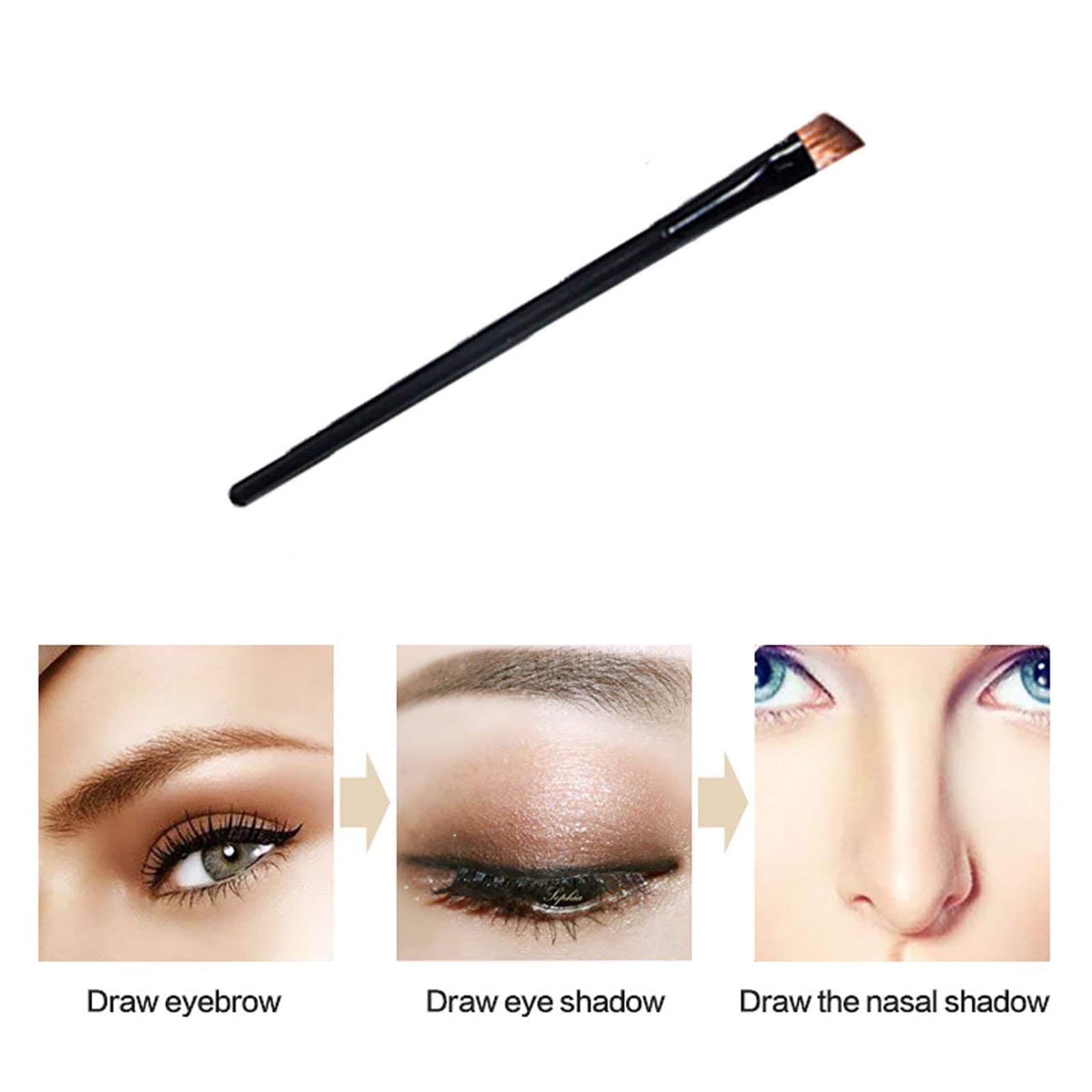 Waterproof Eyebrow Stamp Powder Kit with Stencils & Mirror