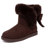 Juicy Couture Women's Slip-On Winter Snow Boots | Faux Fur Lined | Warm Fashion Booties | Sizes 5–12