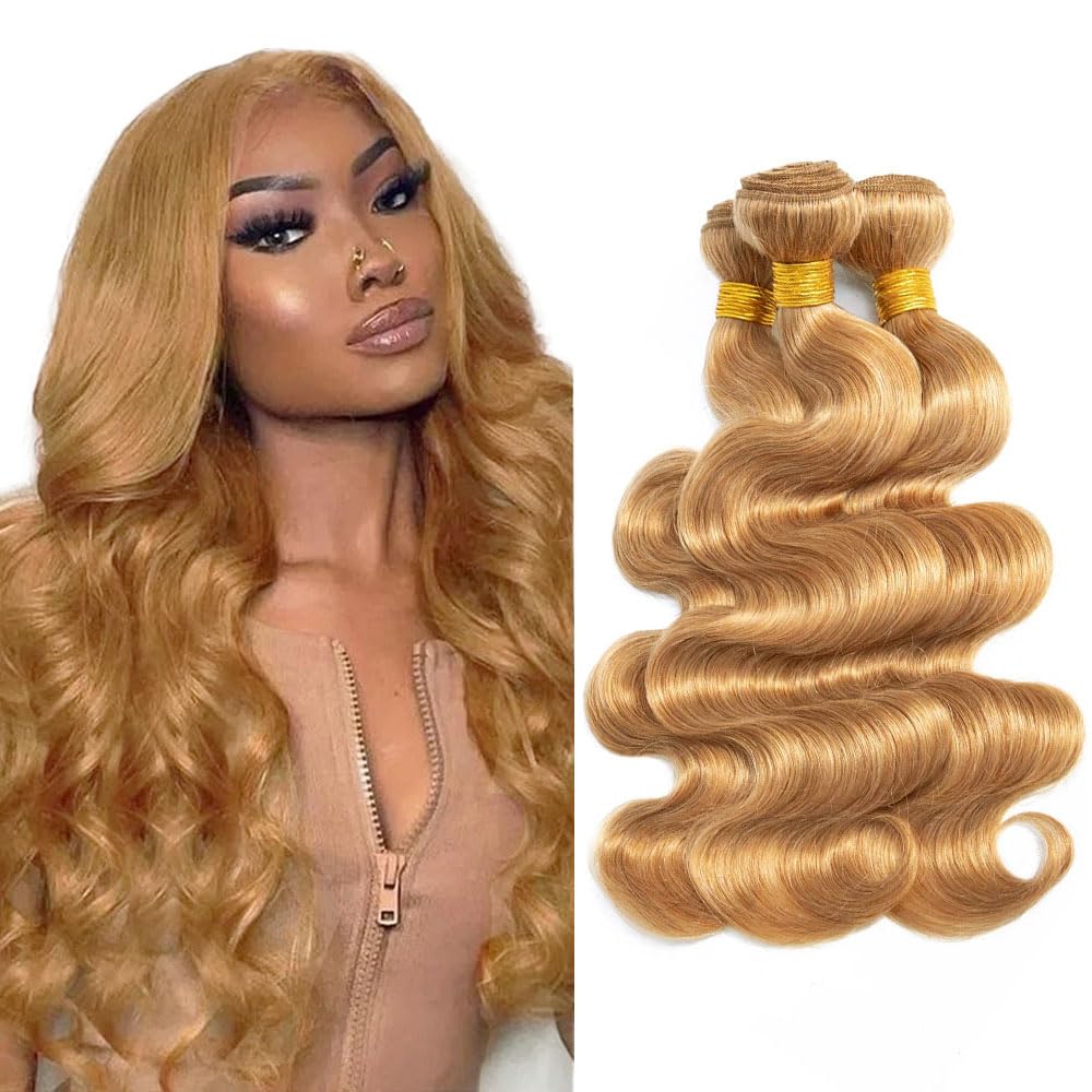 YOUNGHANN Brazilian P4/613 Body Wave Human Hair Bundles – Highlight Blonde Virgin Hair