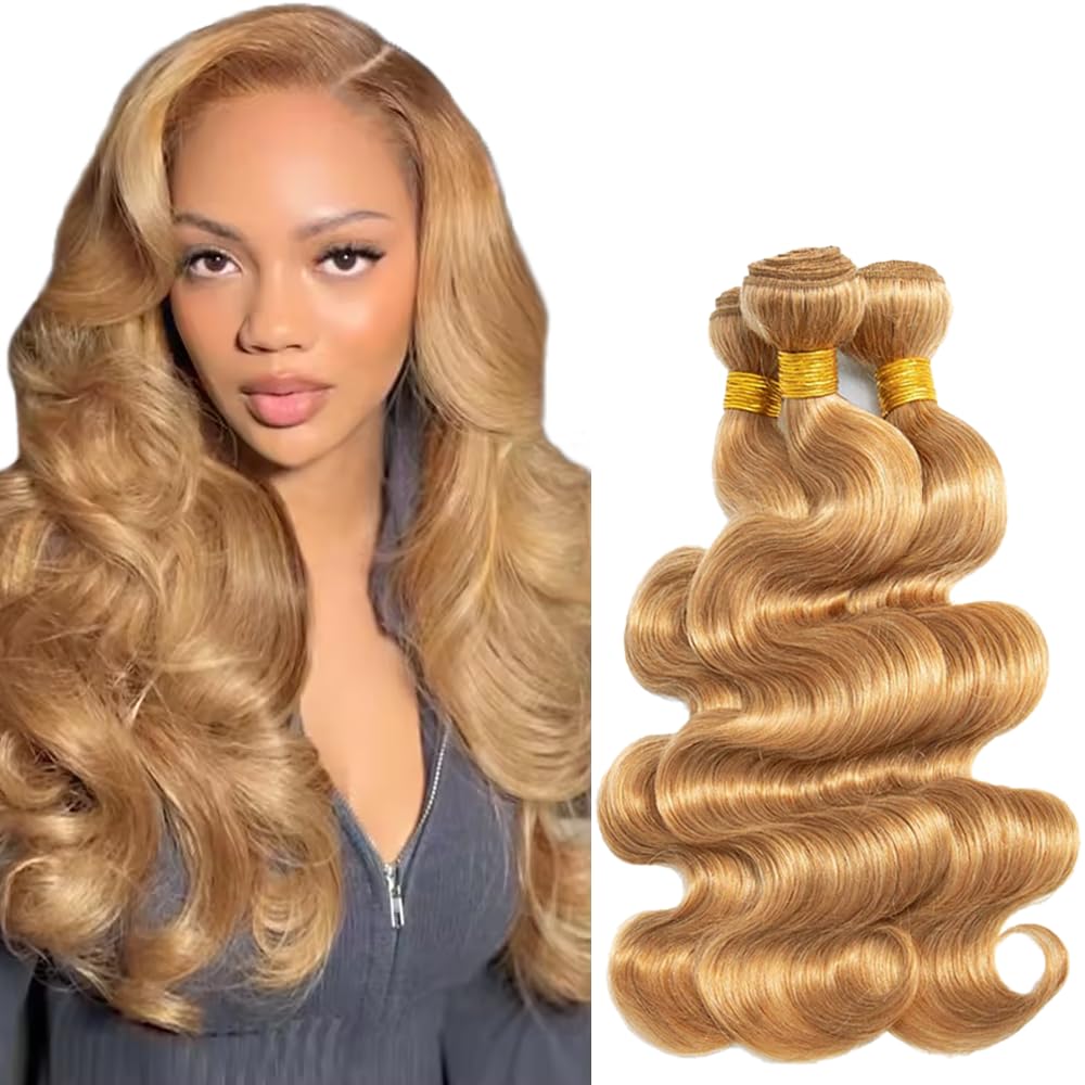YOUNGHANN Brazilian P4/613 Body Wave Human Hair Bundles – Highlight Blonde Virgin Hair