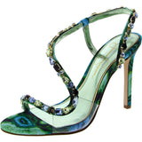Jessica Simpson Jaycin High Heel Sandal | Satin Slip-On | Sizes 5–9.5