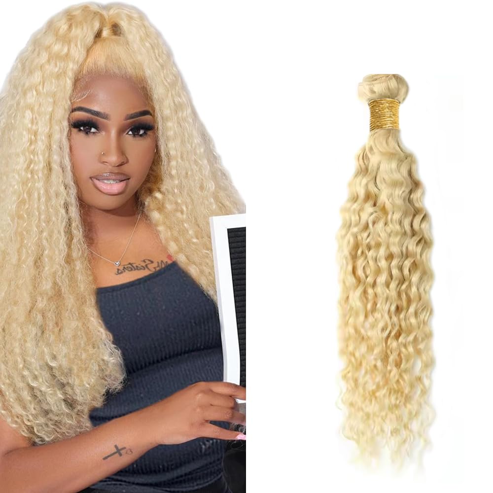 YOUNGHANN Brazilian P4/613 Body Wave Human Hair Bundles – Highlight Blonde Virgin Hair