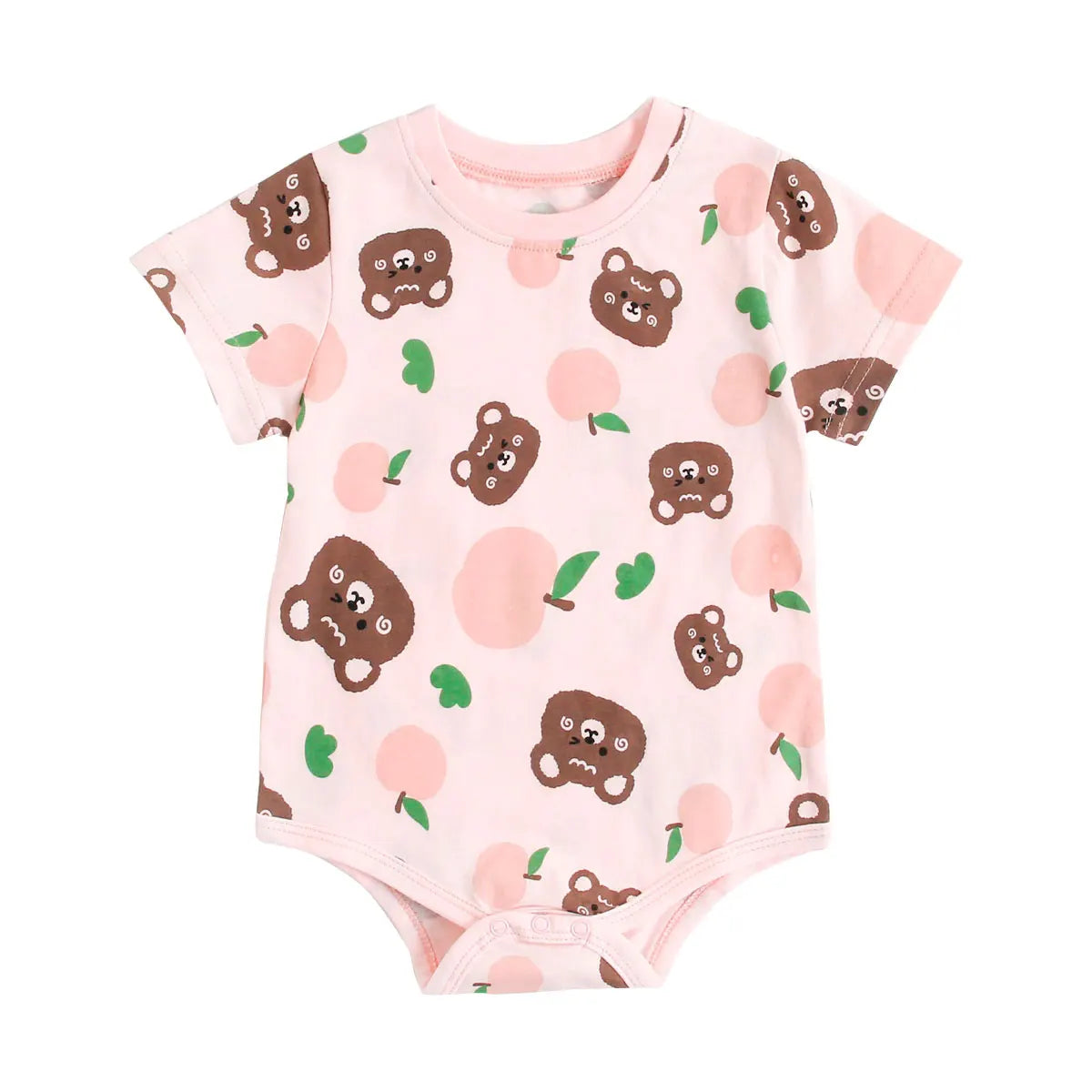 Baby Boys Girls Bodysuits Summer Cotton Toddler Clothes Cartoon Unisex Short Sleeve