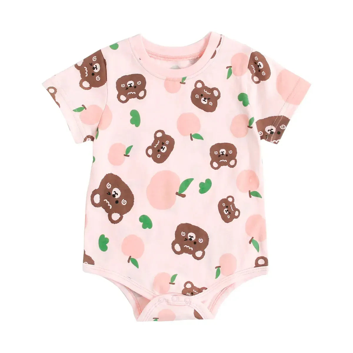 Baby Boys Girls Bodysuits Summer Cotton Toddler Clothes Cartoon Unisex Short Sleeve - Dazzling Beauty Solution