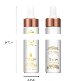 24k Rose Gold Elixir Skin Make Up Oil For Face Essential Oil Before Primer Foundation Moisturizing Face Oil Anti-aging - Dazzling Beauty Solution