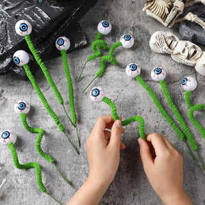 Halloween Three-dimensional Eye Beads Twig Cutting Bouquet Creative Funny Decoration - Dazzling Beauty Solution