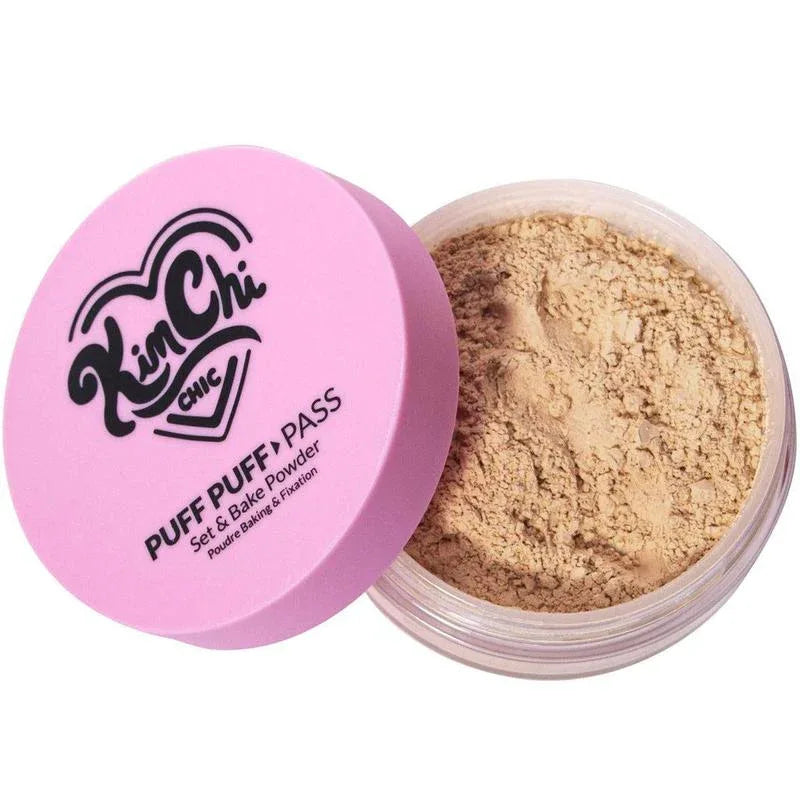 Kimchi Chic Puff Puff Pass Set & Bake Powder – Lightweight Translucent Setting Powder - Dazzling Beauty Solution