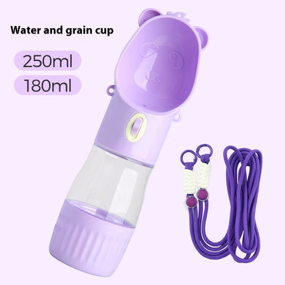 2-in-1 Portable Dog Water Bottle & Food Container – Leak-Proof Pet Feeder for Dogs & Cats - Dazzling Beauty Solution