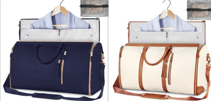 Women’s Large Capacity Travel Duffle Bag – Waterproof Foldable Suit Tote - Dazzling Beauty Solution