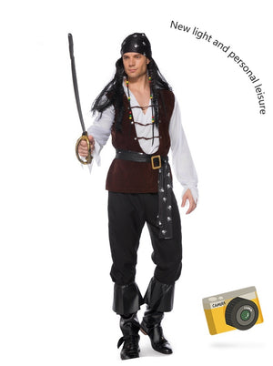 Men's Cosplay Clothes Halloween Pirates Of The Caribbean Clothing - Dazzling Beauty Solution