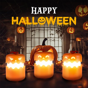 Halloween Pumpkin Foldable Night Lamp – Portable Small LED Light - Dazzling Beauty Solution